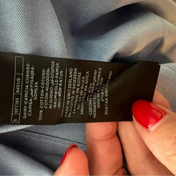 Tom Ford Sky Blue Dress Shirt - Picture 4 of 4